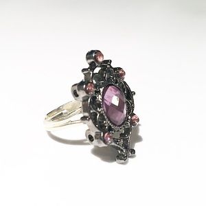 Lavender Cocktail Ring